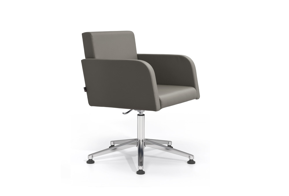 Κάθισμα Εργασίας Dromeas Sofia Δερματίνη Γκρι