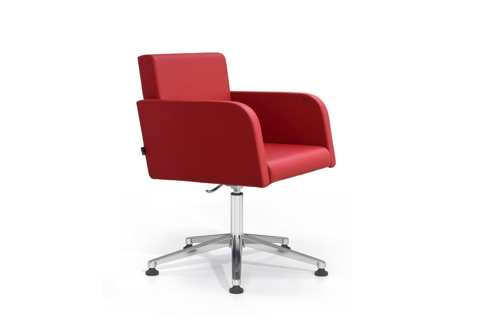 Κάθισμα Συνεργασίας Dromeas Sofia Ύφασμα Κόκκινο