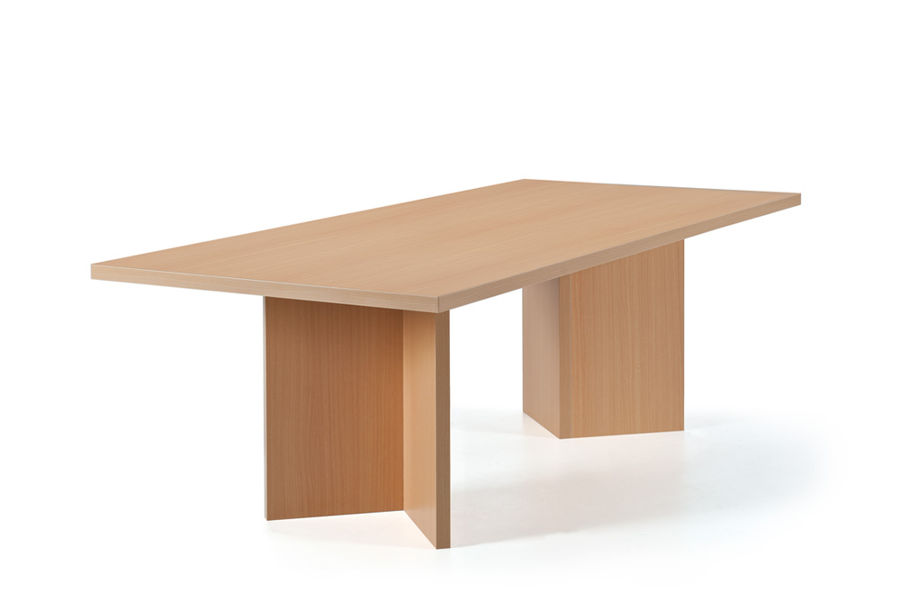 Γραφείο συνεδριάσεων Dromeas σειράς Lysis Plus διάστασης 180Χ90Χ73Η σε απόχρωση φυσικό δρυς