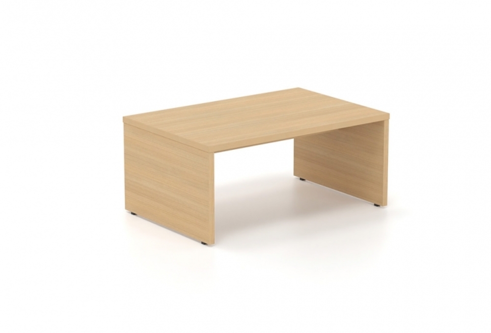 Τραπεζάκι αναμονής Dromeas σειράς Finesse διάστασης 90Χ60Χ40Η σε απόχρωση φυσικό δρυς.