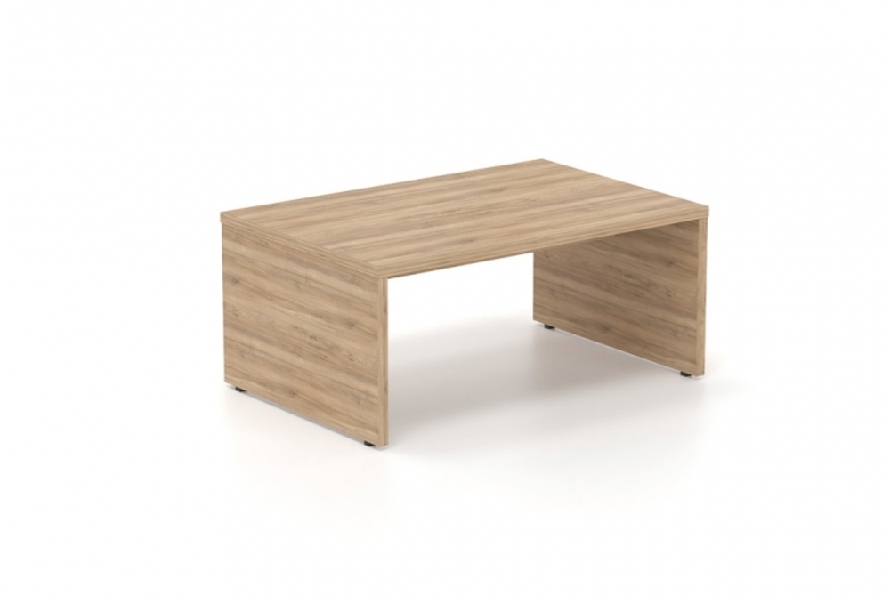 Τραπεζάκι αναμονής Dromeas σειράς Finesse διάστασης 90Χ60Χ40Η σε απόχρωση καρυδιά.