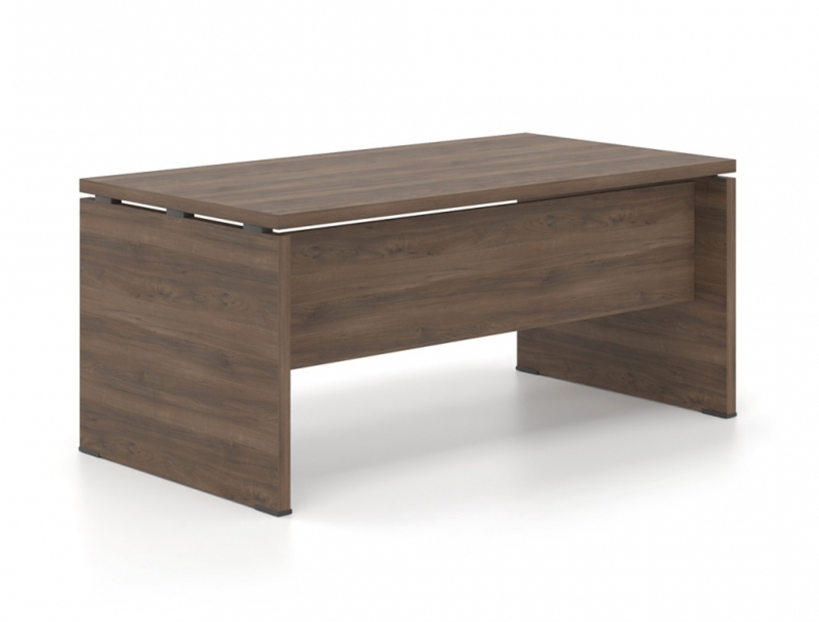 Γραφείο Διευθυντικό Dromeas σειράς Lysis Plus διάστασης 170Χ90X73Η σε απόχρωση καρυδιά Η3702