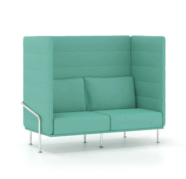 Διθέσιος καναπές Dromeas σειράς Nido διάστασης 1640mm x 860mm x 430H