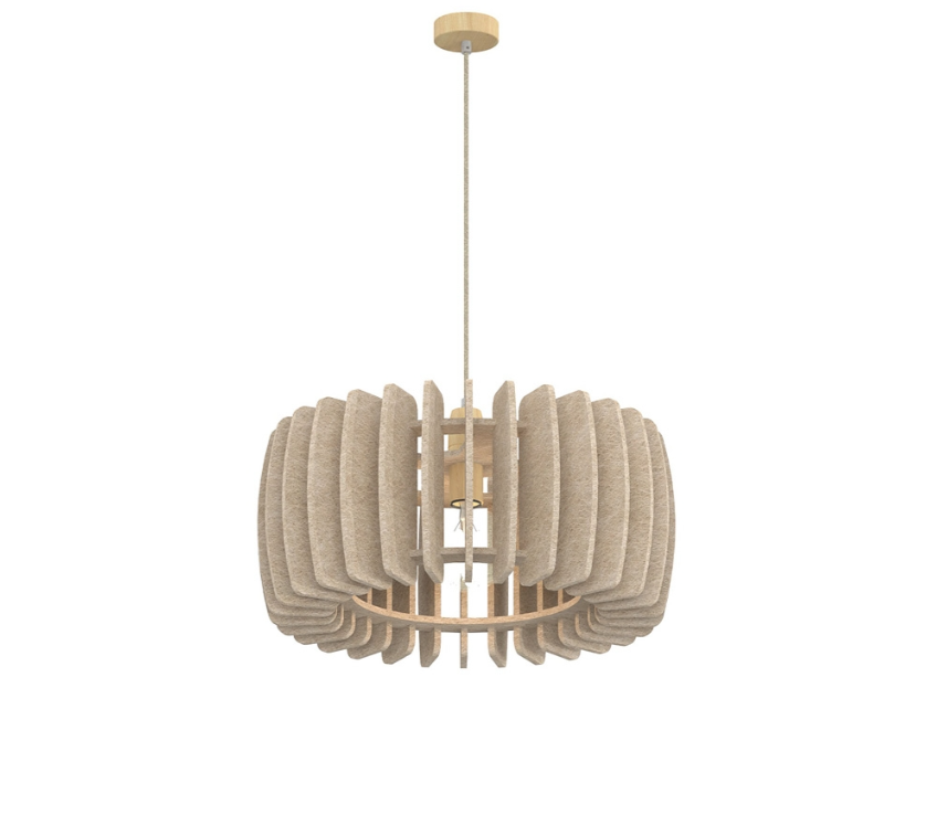 Φωτιστικό Οροφής Helion σε απόχρωση Areia διάστασης Ø560*260Η