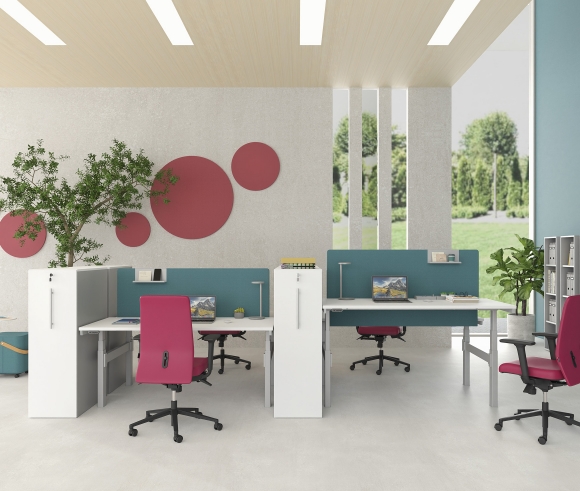 Σταθμοί Εργασίας ALMA H – Με ύψος 2 θέσεων ταυτόχρονα Σταθμοί Εργασίας ALMA H – Με ύψος 2 θέσεων ταυτόχρονα